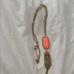 Kendra Scott Peach Necklace
